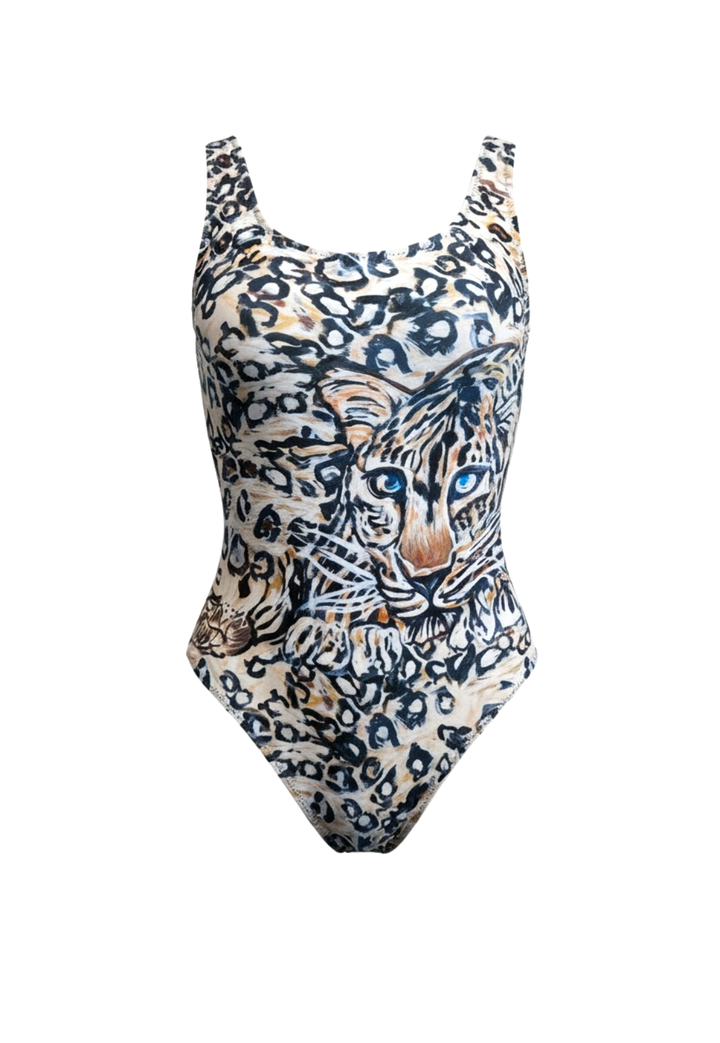 Willa Swimsuit in Snow Leopard