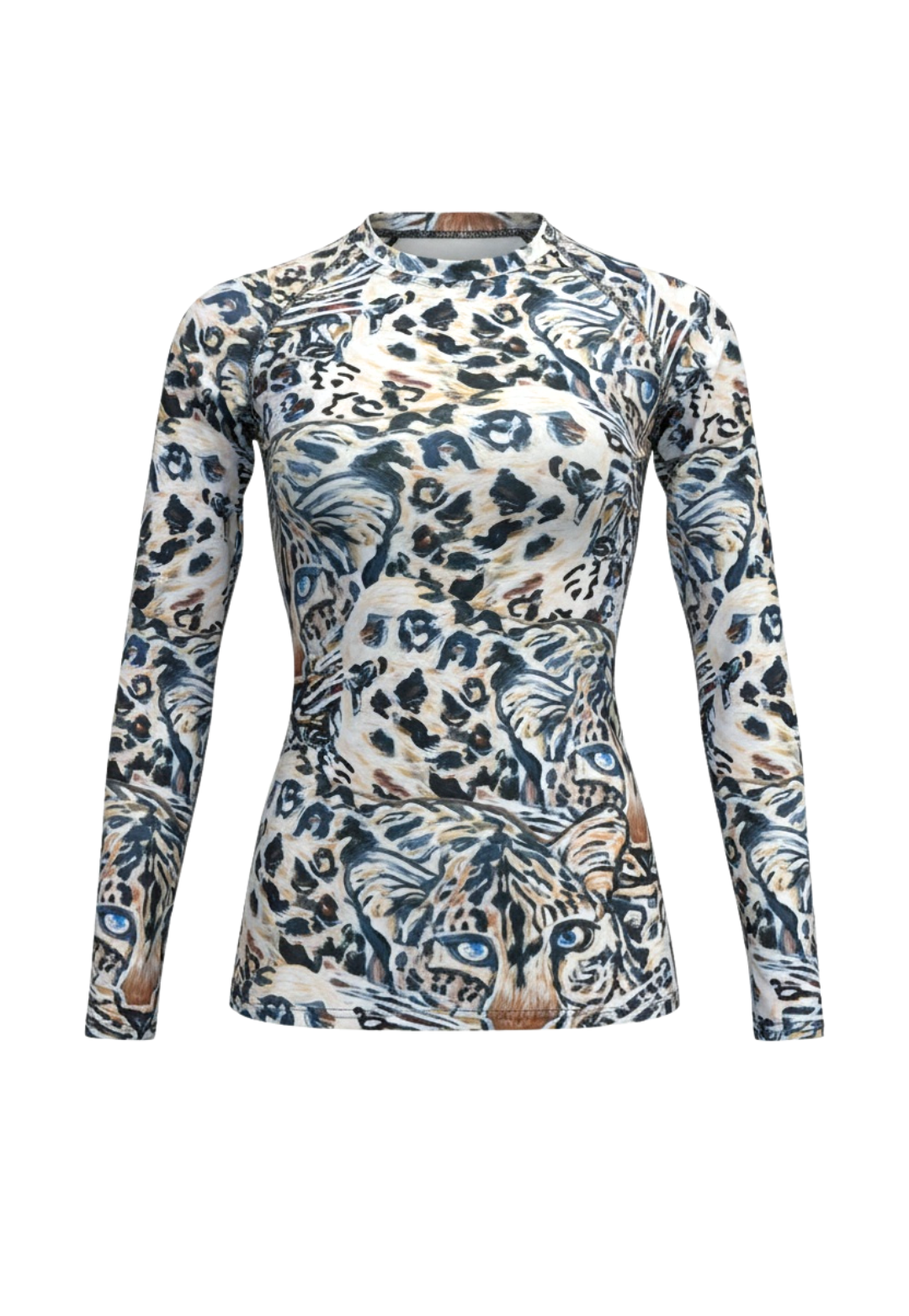Rina Rash Guard in Snow Leopard
