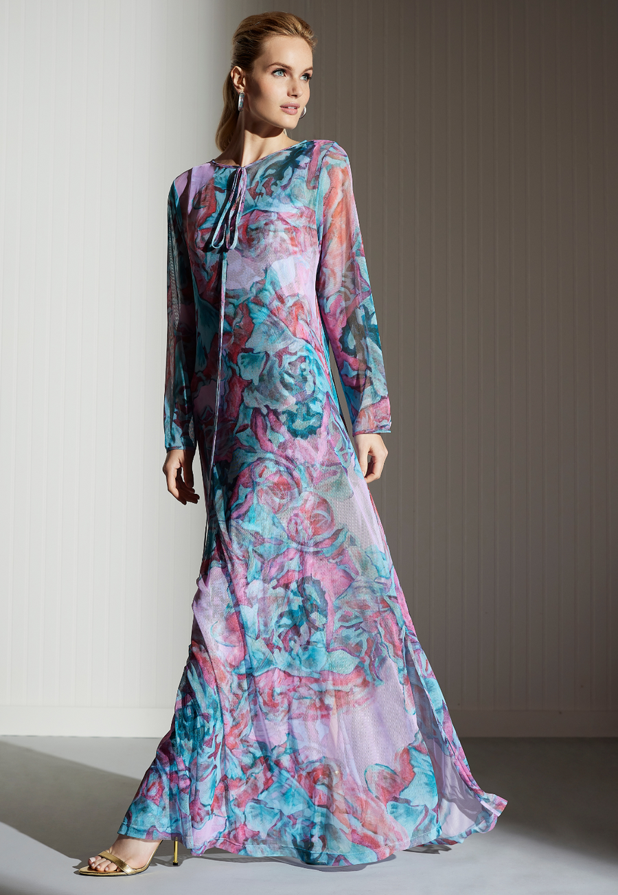 sheer kaftan dress Boho Embroidery Sheer Kaftan, See Through Maxi Caftan, Beach Cover Up, Vacation Summer Dress