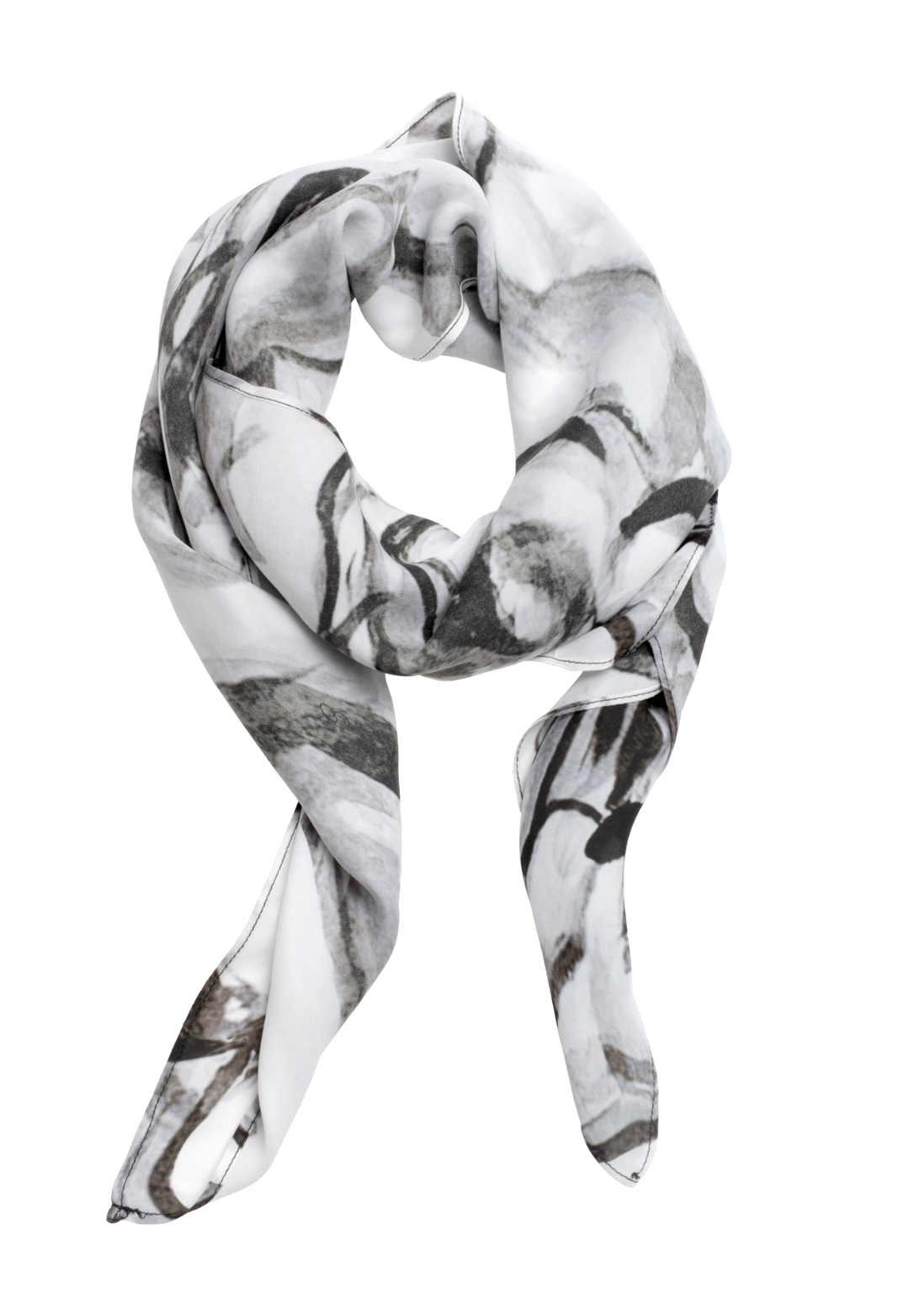 Bette Silk Scarf in Rose Noir