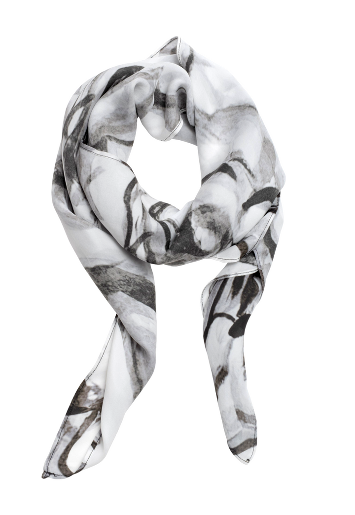 Bette Silk Scarf in Rose Noir