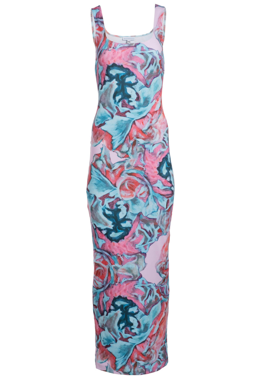 AvA Women's Caterina Long Stretch Dress in Daiquiri  AlavonAuersperg.com