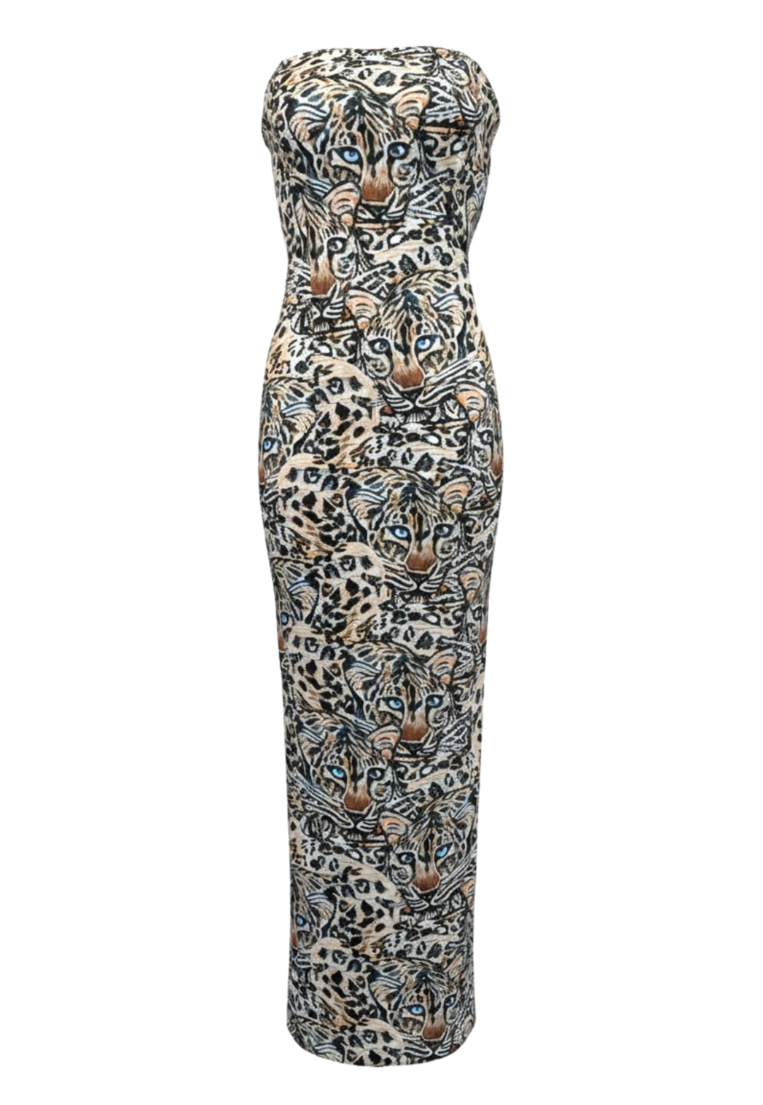 Baja Dress in Snow Leopard