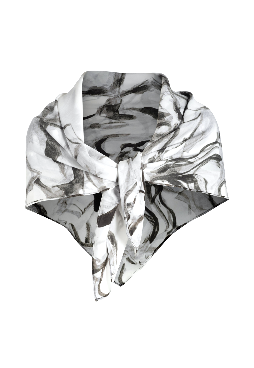 Bette Silk Scarf in Rose Noir
