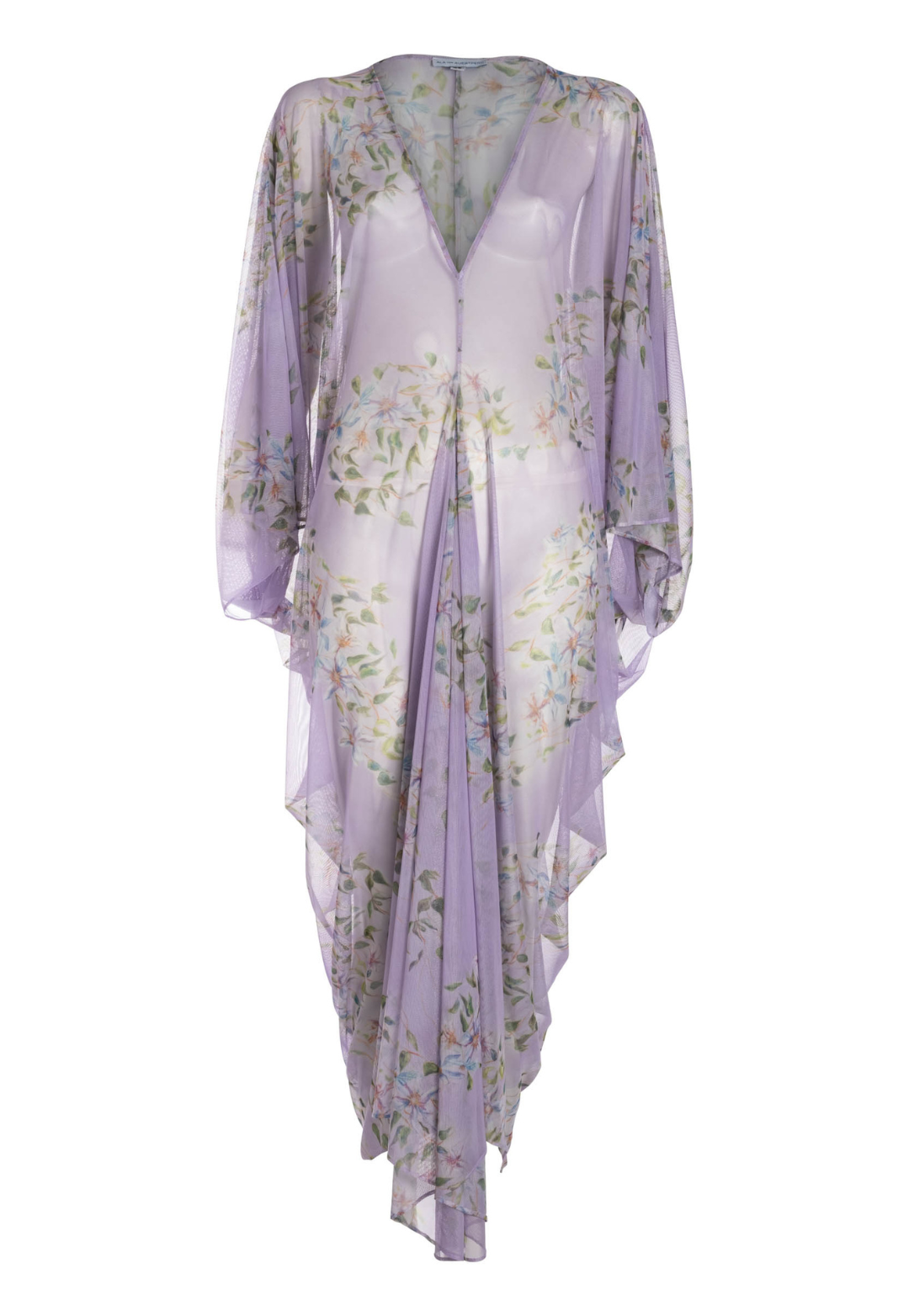 Maxine Mesh Kaftan in Sagaponack