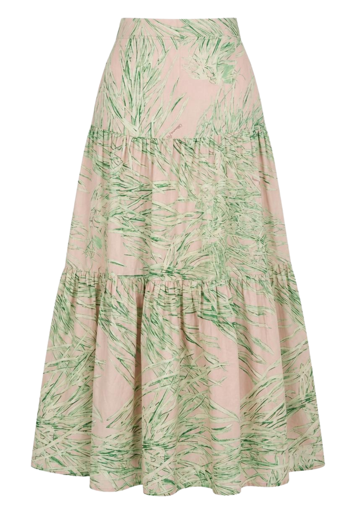 Cotton print skirt