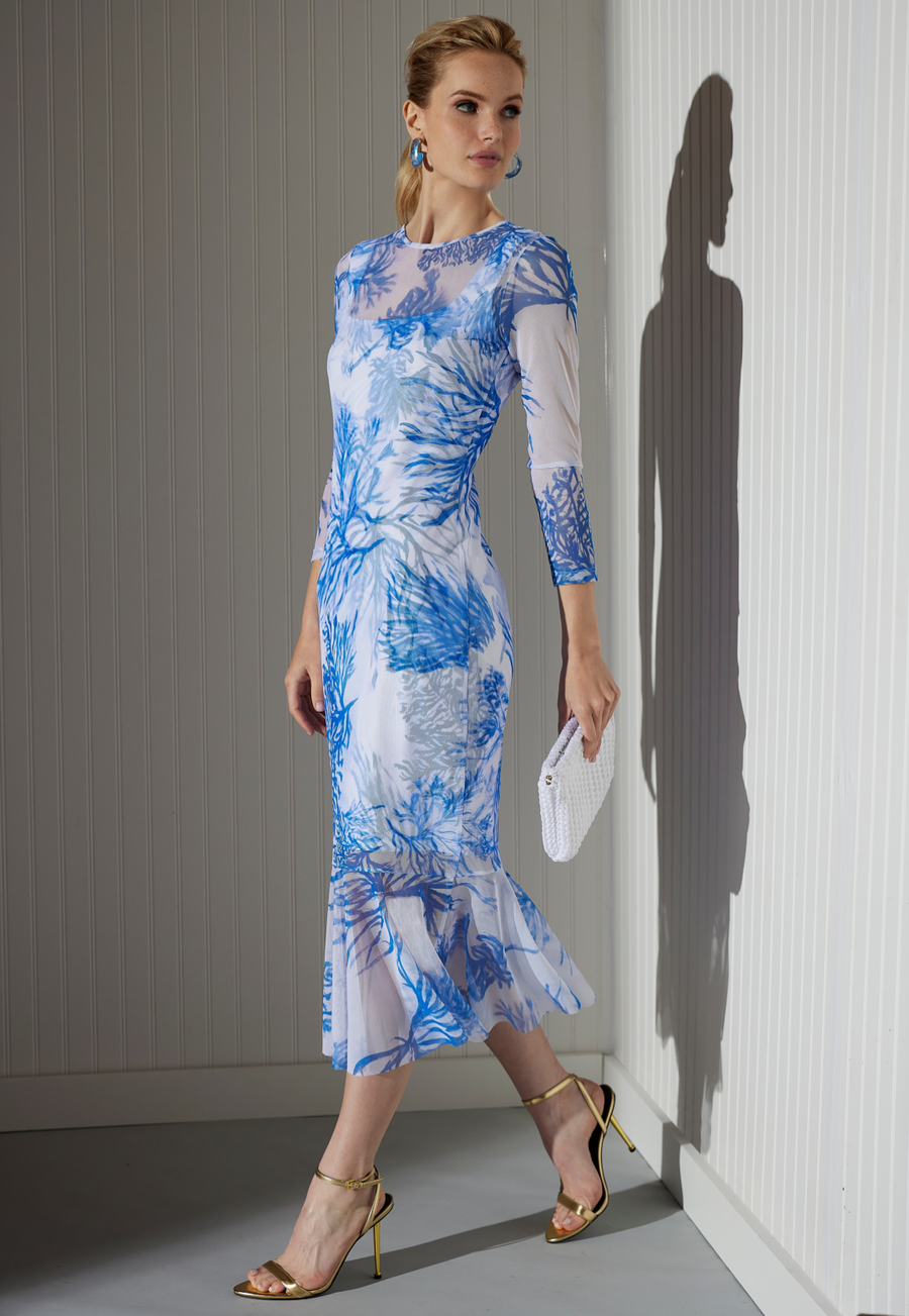 AvA Women's Sophia Mini Mesh Dress in Toile Reef AlavonAuersperg.com AvA Women's Sophia Mini Mesh Dress in Toile Reef AlavonAuersperg.com