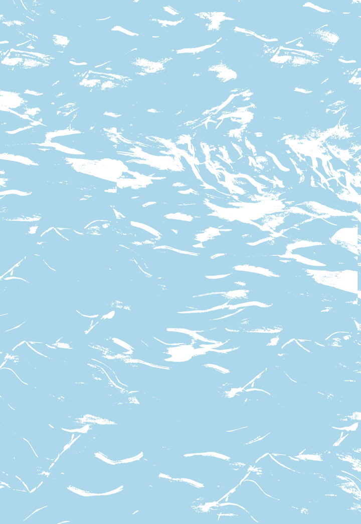 waves crashing print for women's nautical clothing by Ala von Auersperg