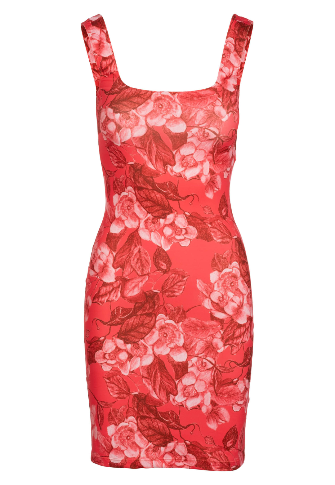 AvA Women's Caterina Knit Mini Dress in Coral Grandiflora –  AlavonAuersperg.com