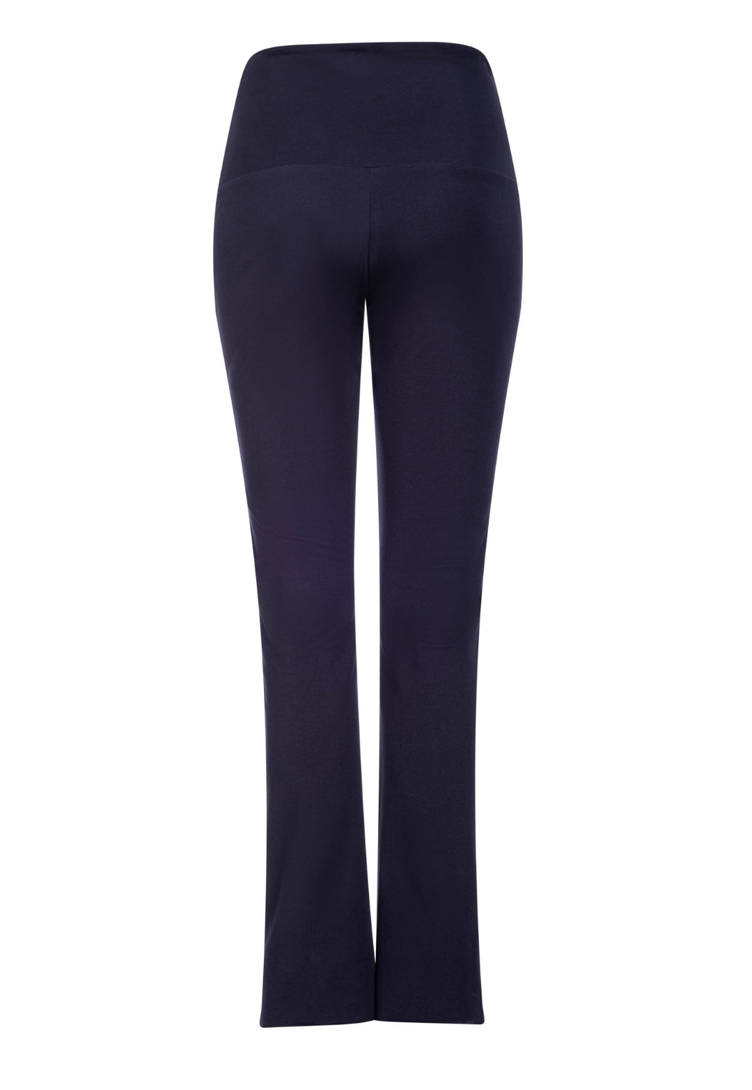 Navy blue pants on a white background