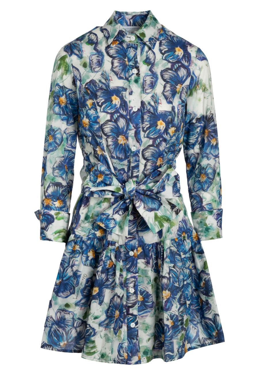 cotton on blue dress AvA Women's Sally in Pansies XXS its soft
