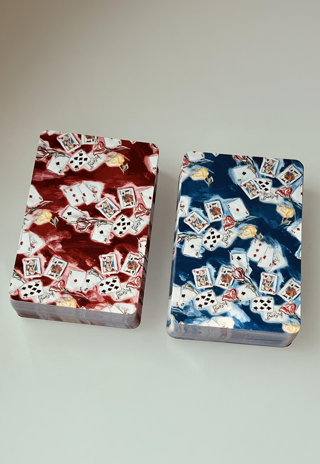 AvA playing cards box set with two 52-card decks