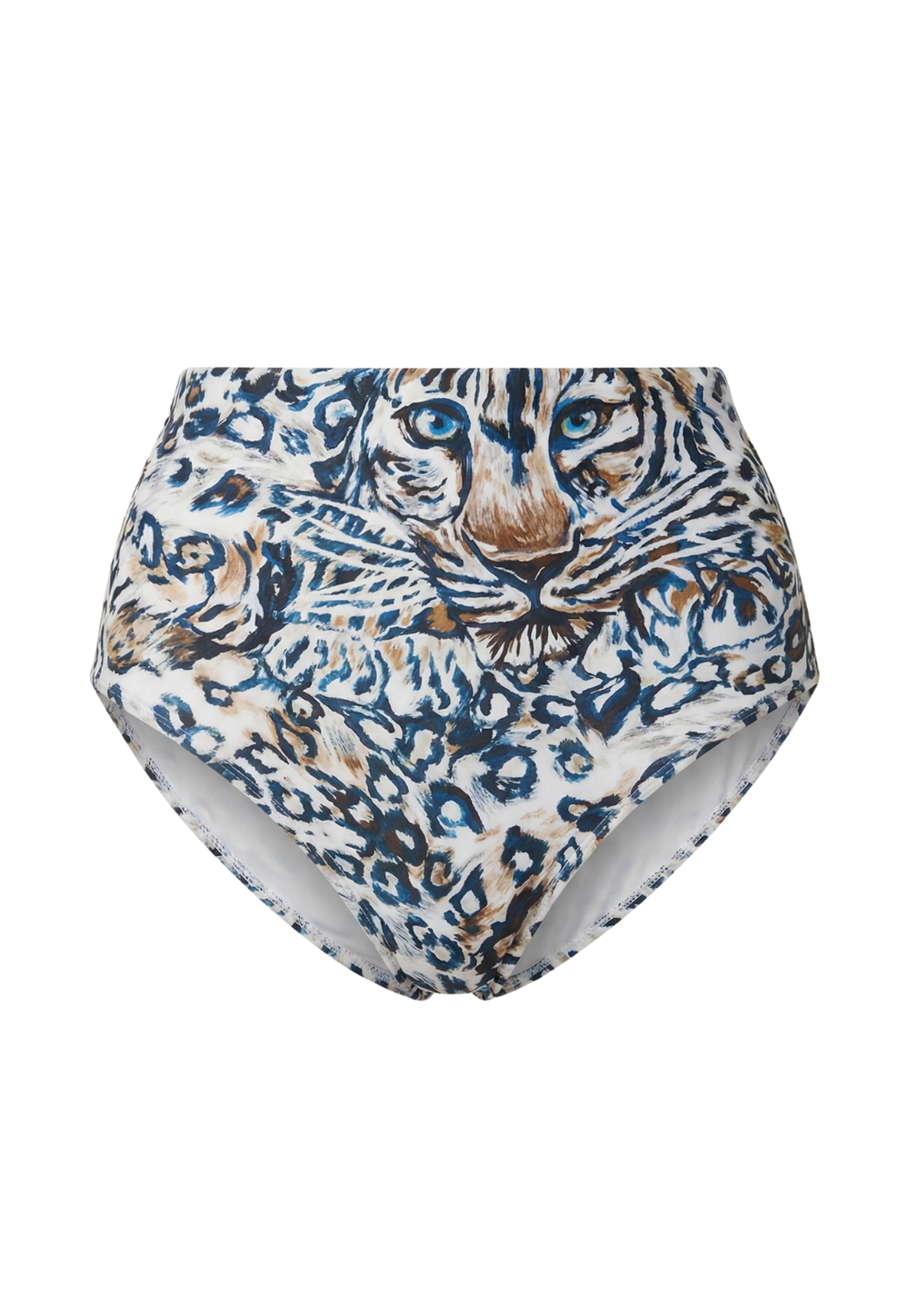 Brea bikini bottom in Snow Leopard print