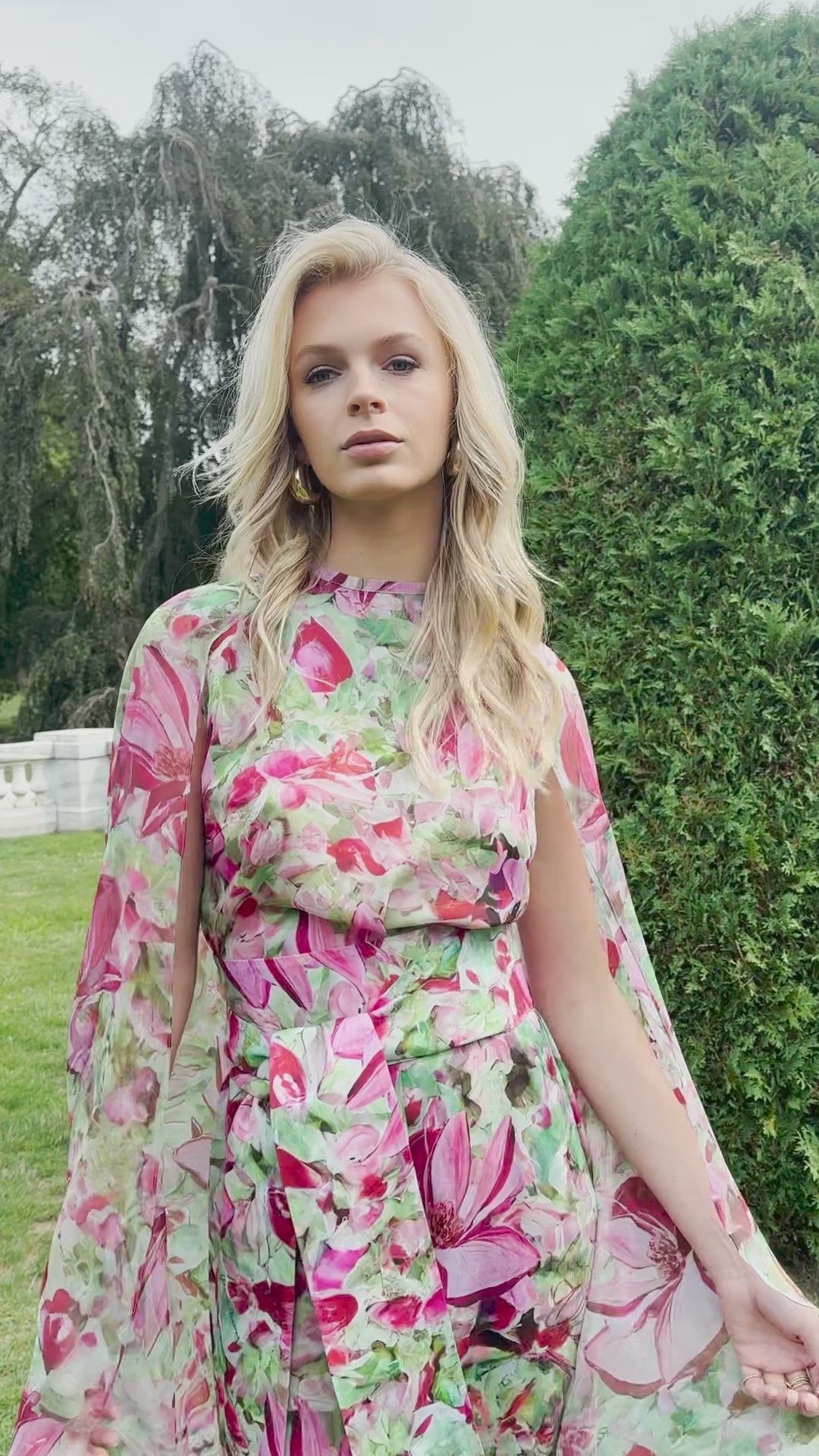 Coraline Silk Dress in Magnolienne