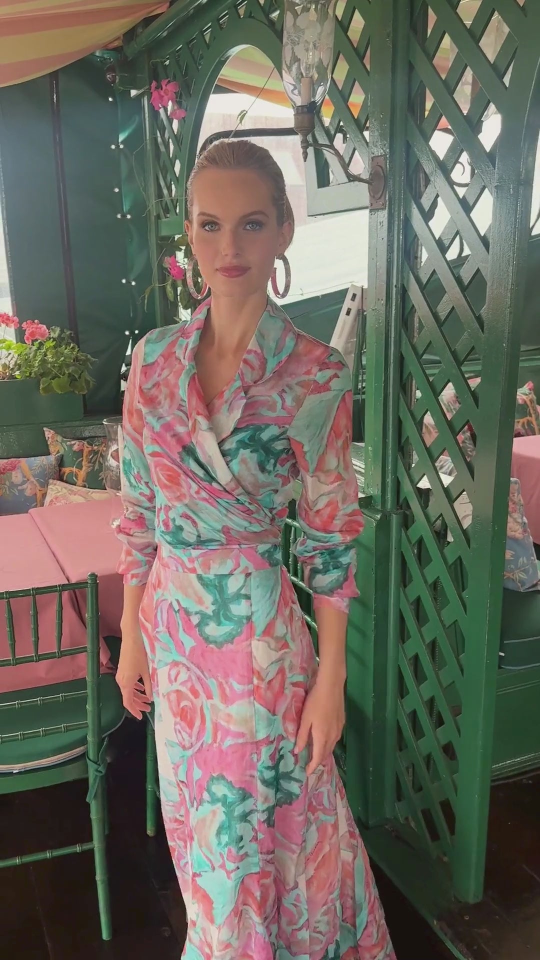 Phoebe Cotton Wrap Top in White Daiquiri