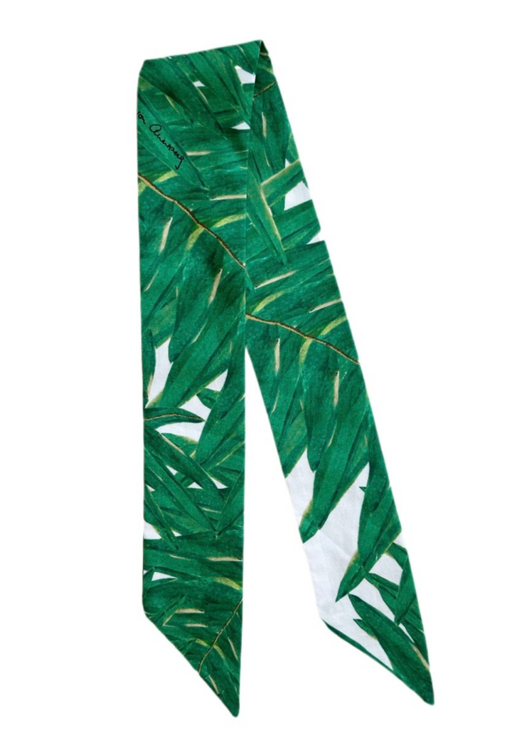 Queen Palm interchangeable cotton hat band measuring 3 inches by 40 inches