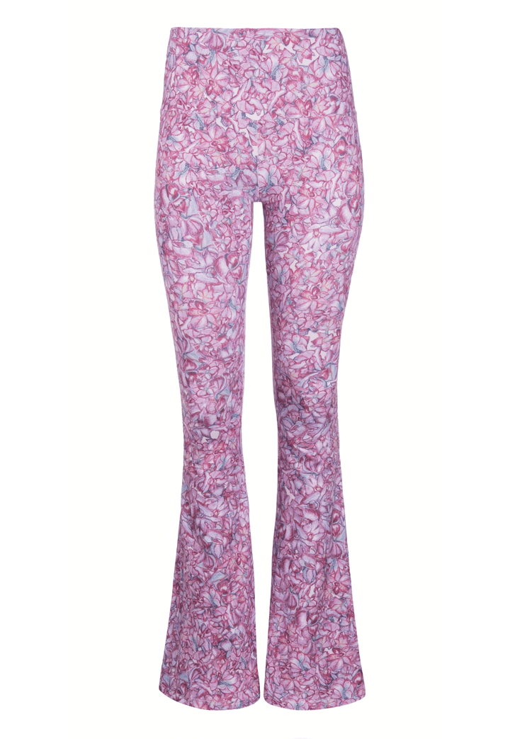 Elaine Stretch Knit Pant in Blooming Orchid - AlavonAuersperg.com