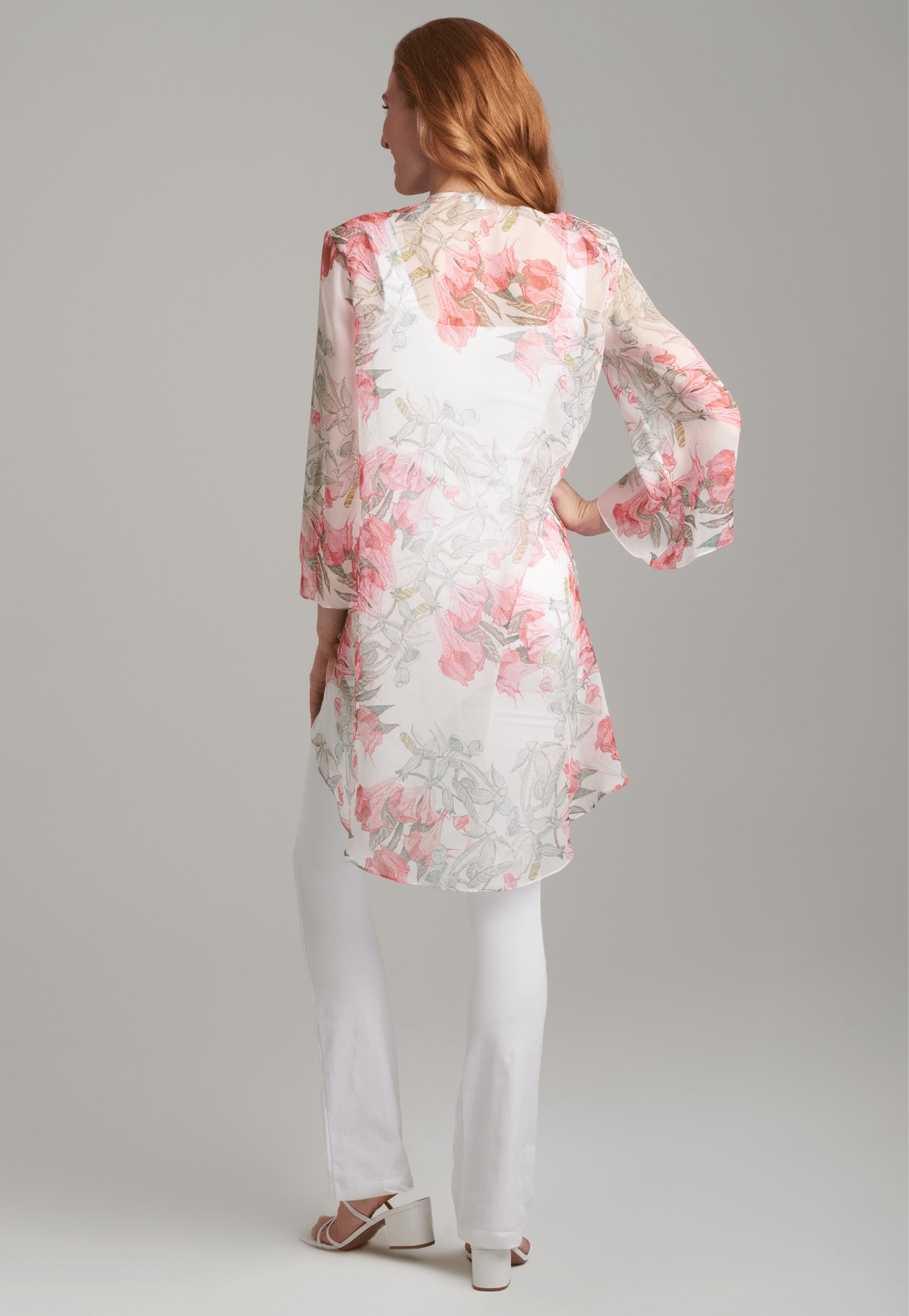 Suzanne Silk Opera Jacket in Angels Trumpet - AlavonAuersperg.com