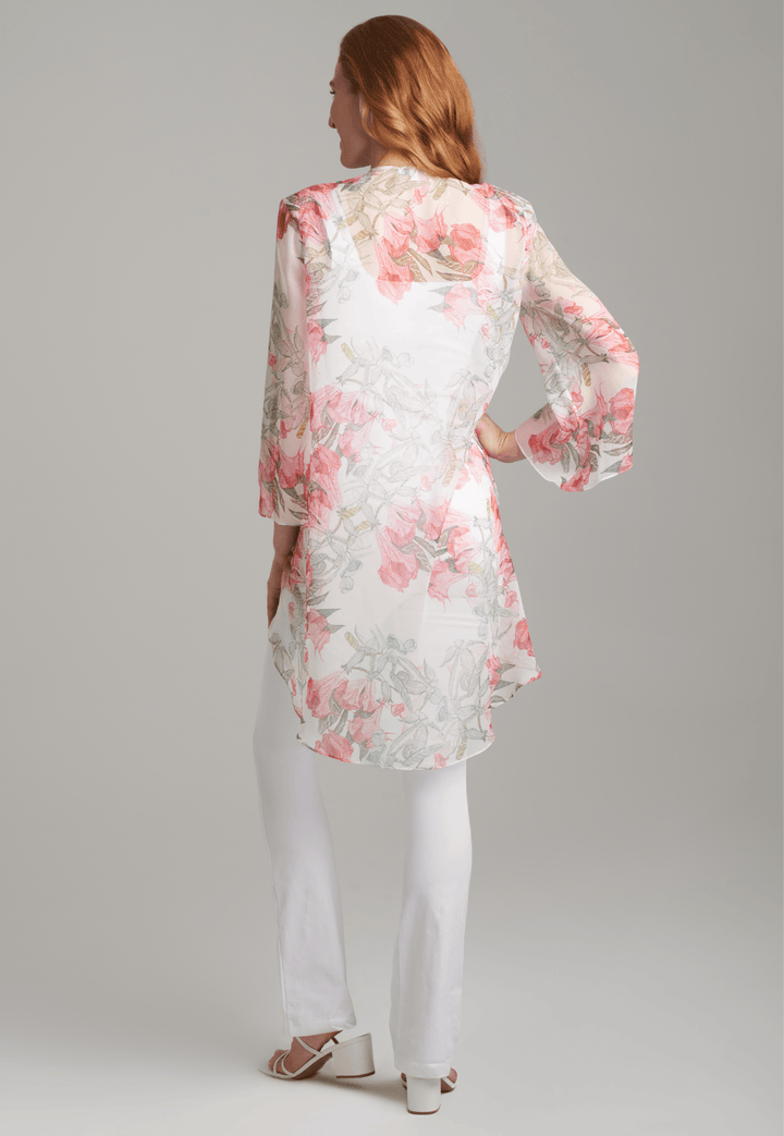 Suzanne Silk Opera Jacket in Angels Trumpet - AlavonAuersperg.com
