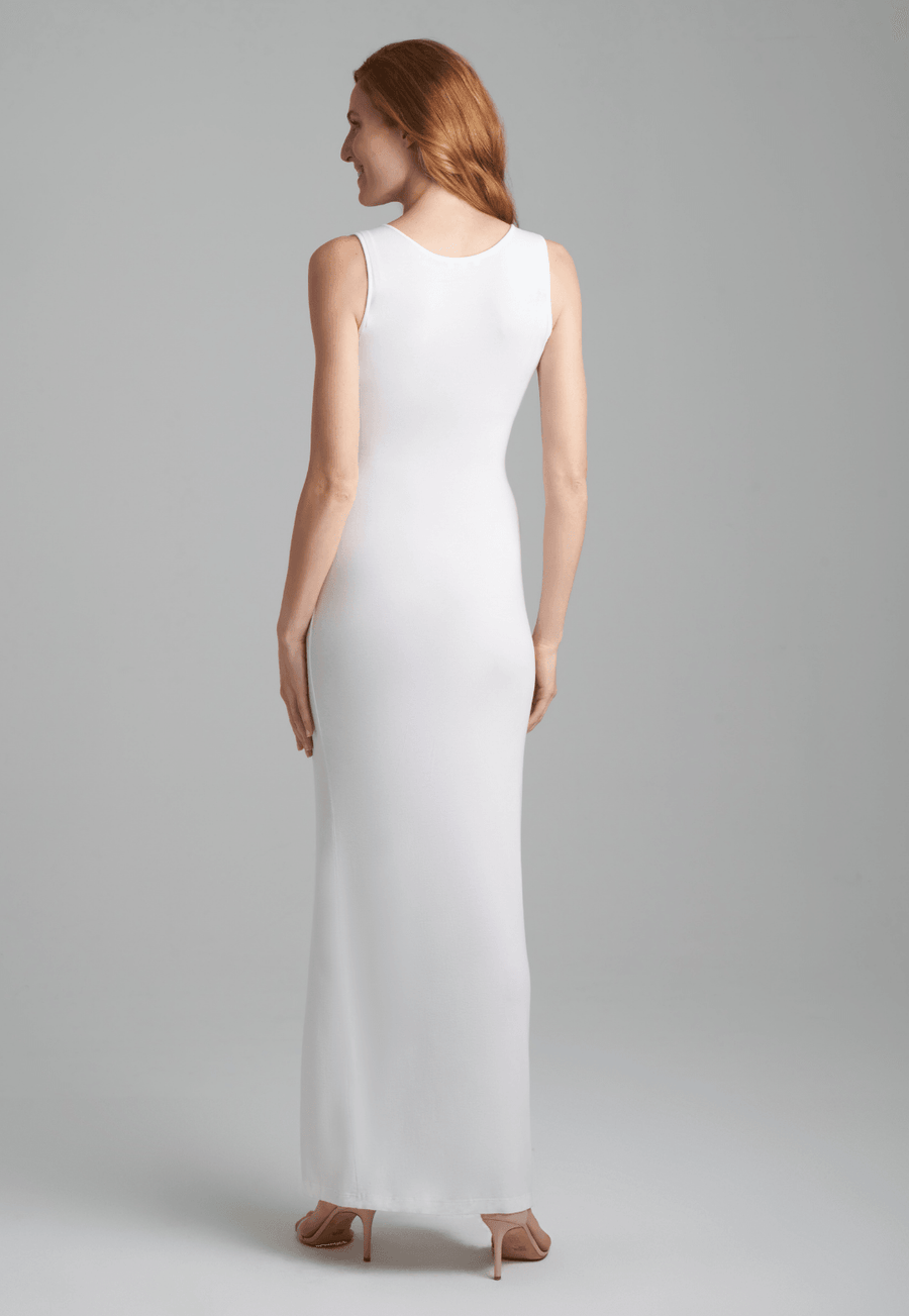 Ava Women's Caterina Long Dress in White Xs