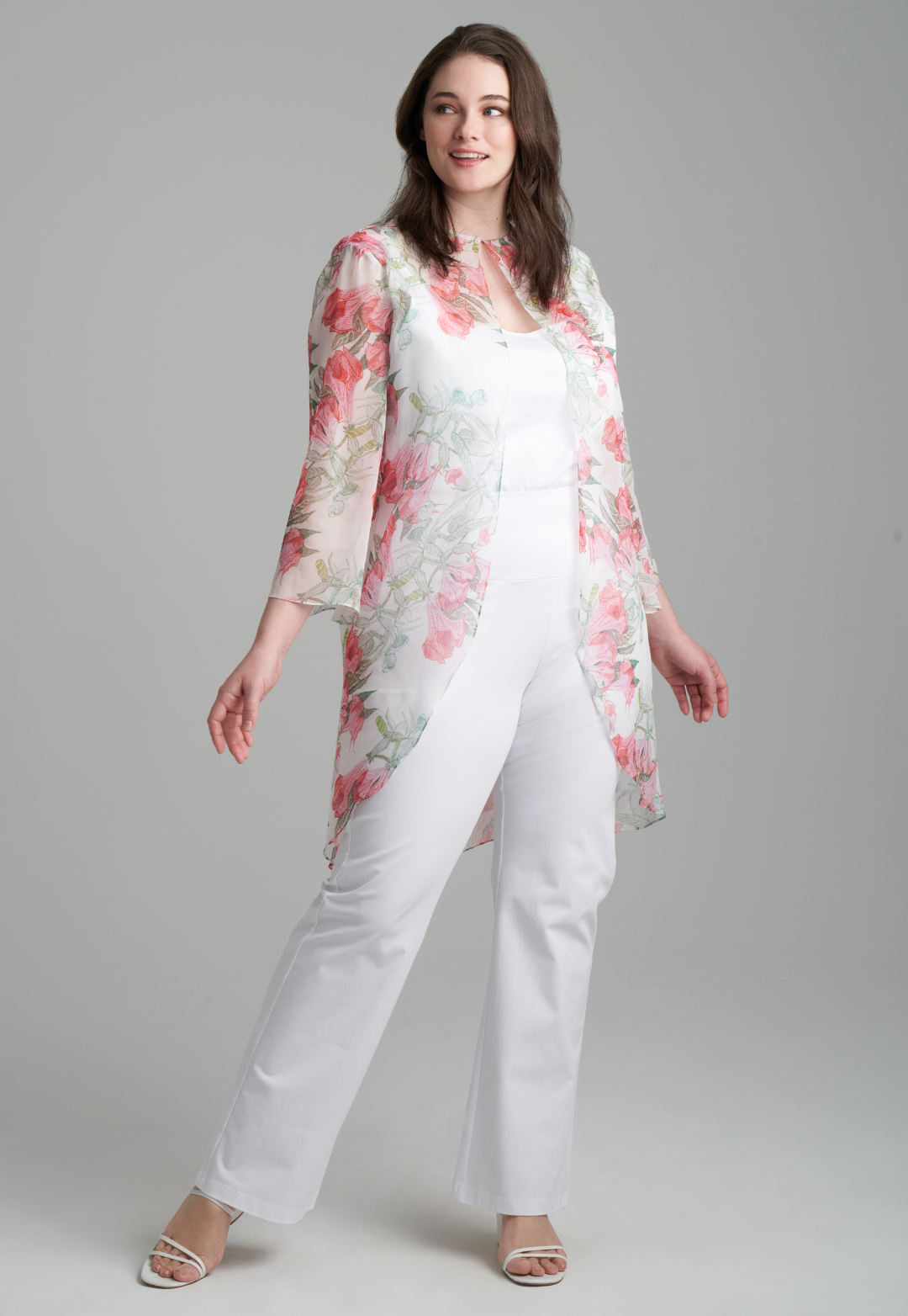 Suzanne Silk Opera Jacket in Angels Trumpet