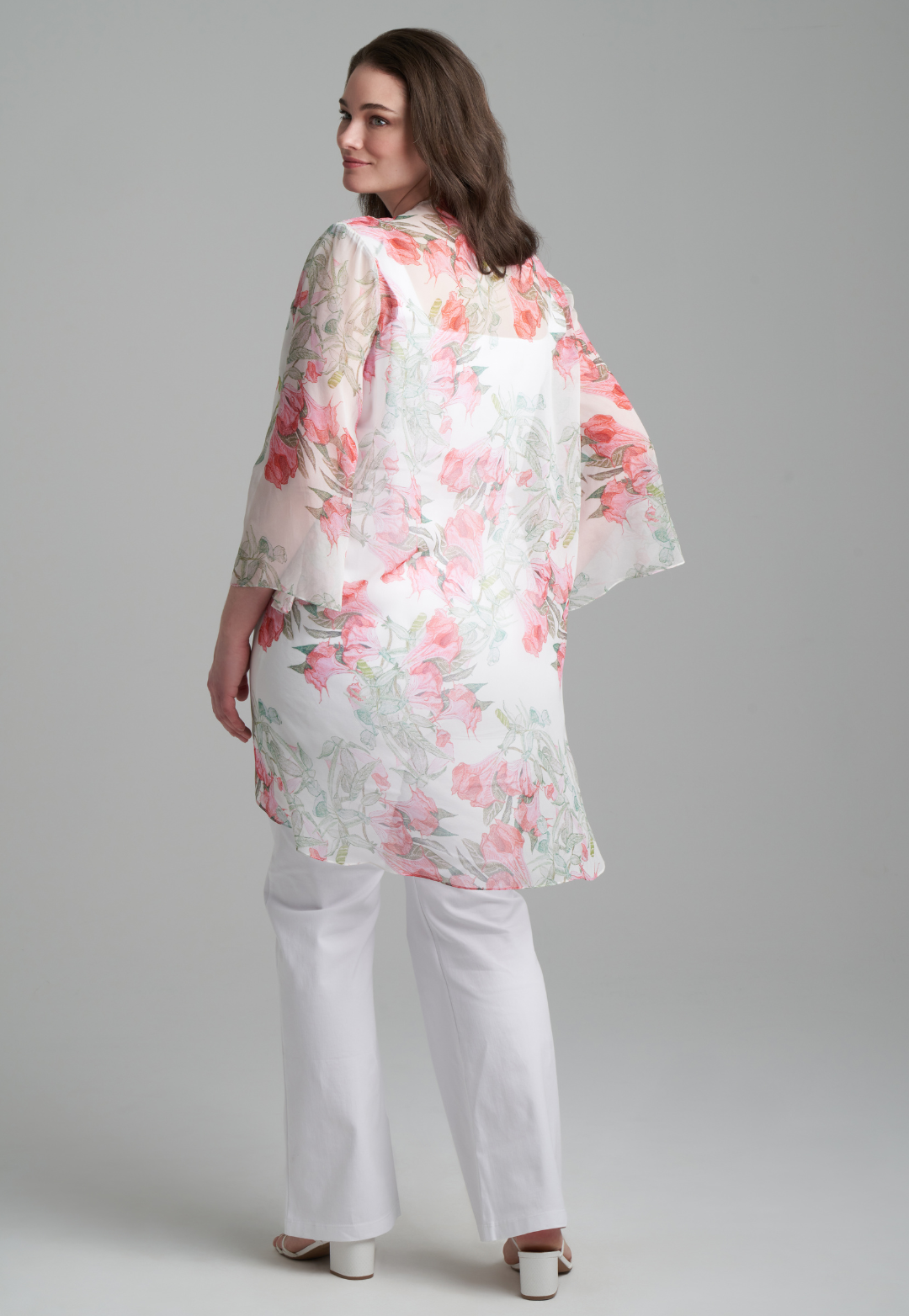 Suzanne Silk Opera Jacket in Angels Trumpet