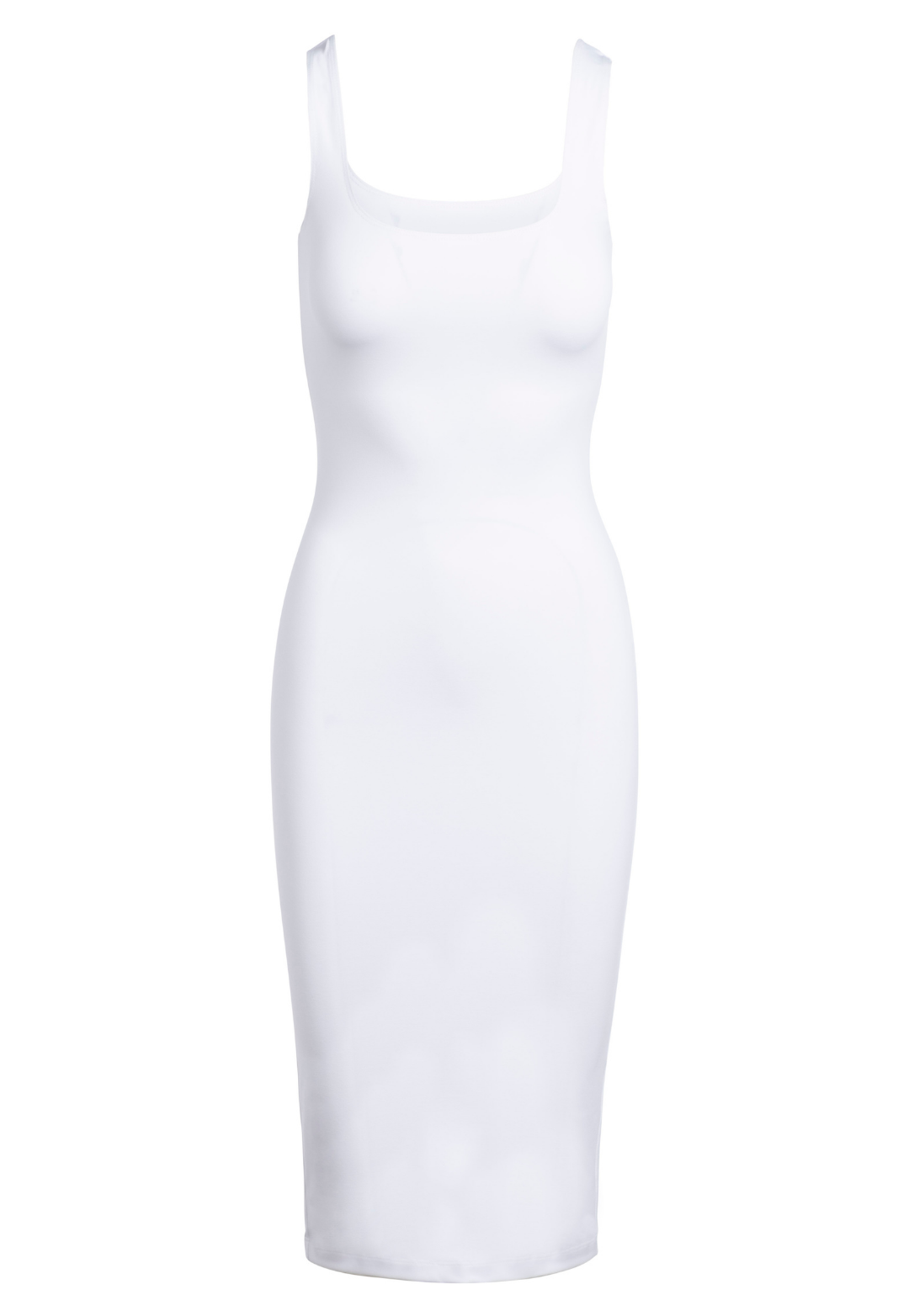Caterina Short Stretch Knit Dress in White | Ala von Auersperg ...