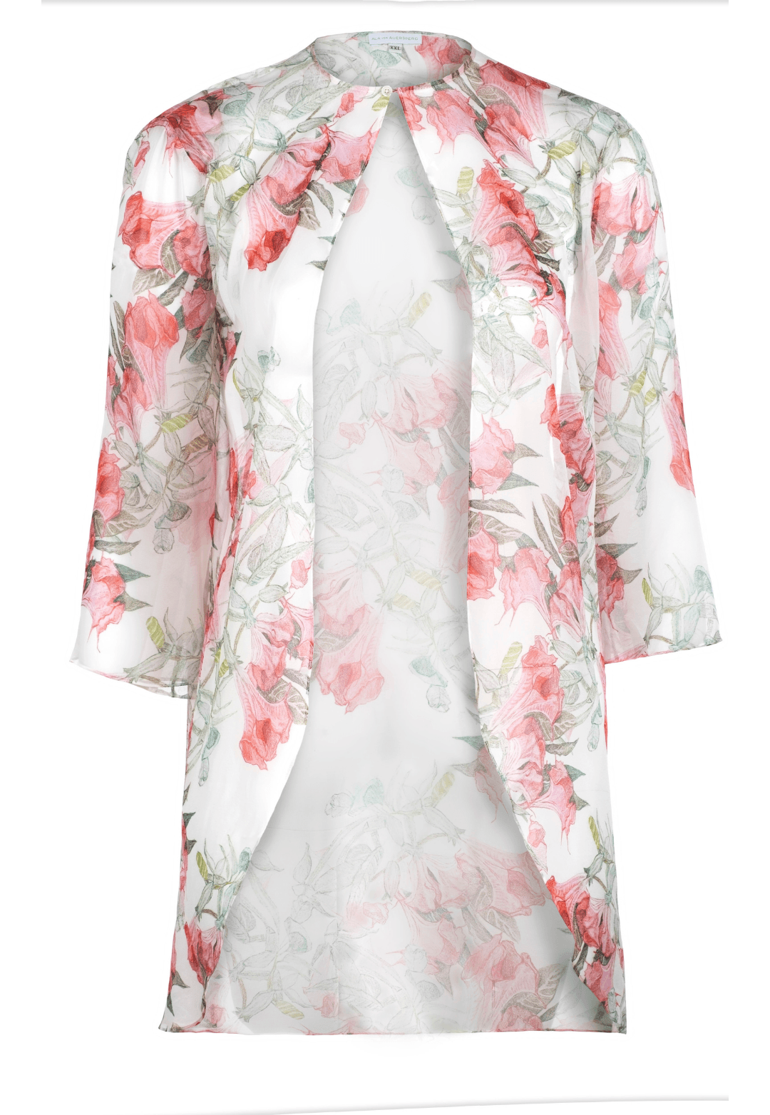 Suzanne Silk Opera Jacket in Angels Trumpet - AlavonAuersperg.com