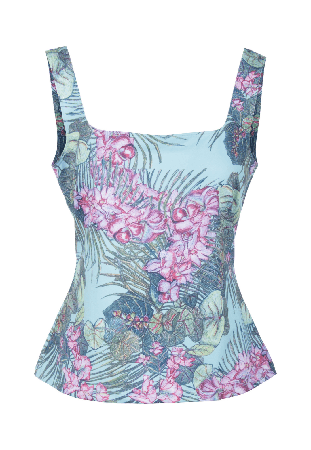 Caterina Stretch Knit Tank Top in Paradise - AlavonAuersperg.com