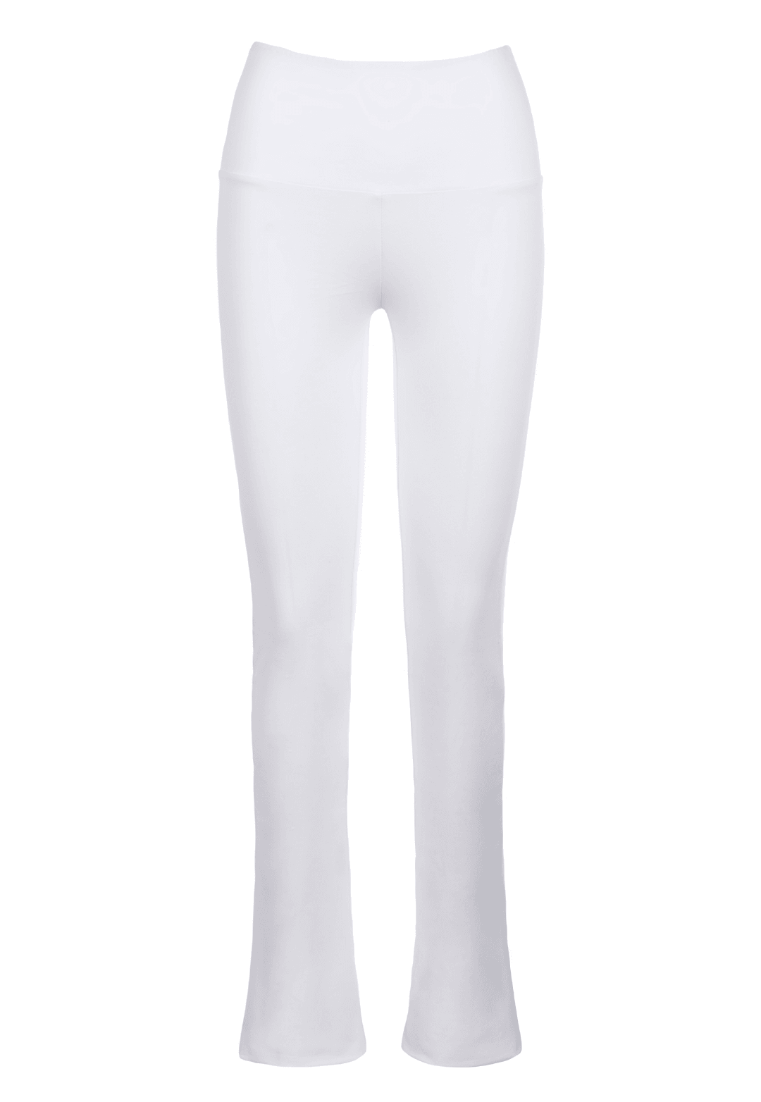White Italian stretch cotton twill fabric detail for Gabriele pants